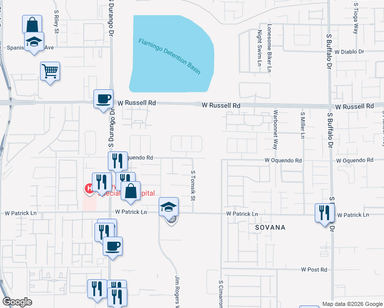 map of restaurants, bars, coffee shops, grocery stores, and more near 8312 Candlefish Court in Las Vegas