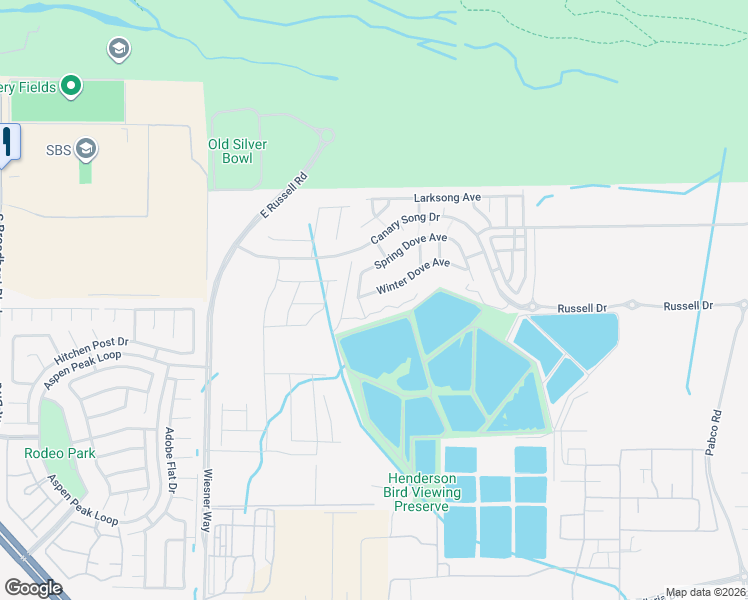 map of restaurants, bars, coffee shops, grocery stores, and more near 453 Winter Dove Avenue in Henderson