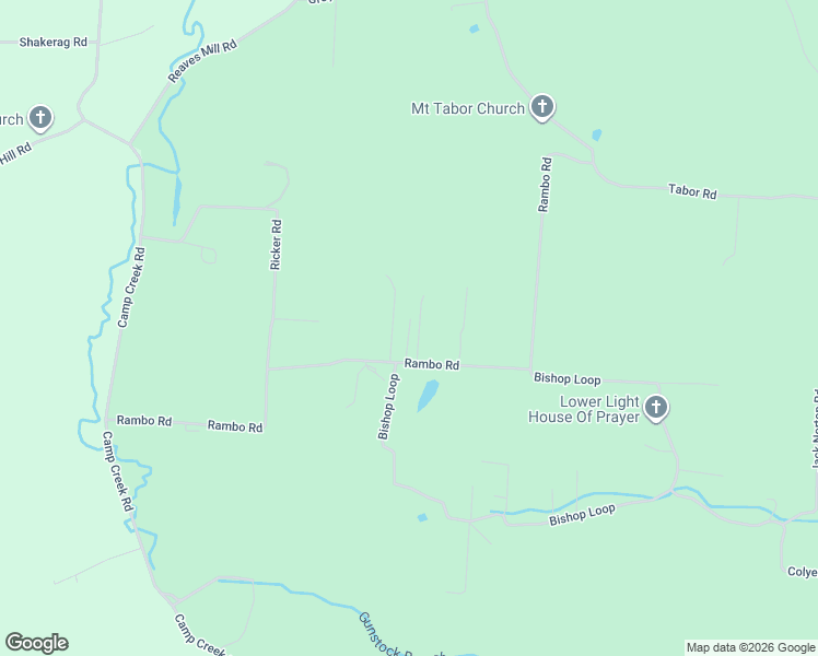 map of restaurants, bars, coffee shops, grocery stores, and more near 325 Rambo Road in Greeneville