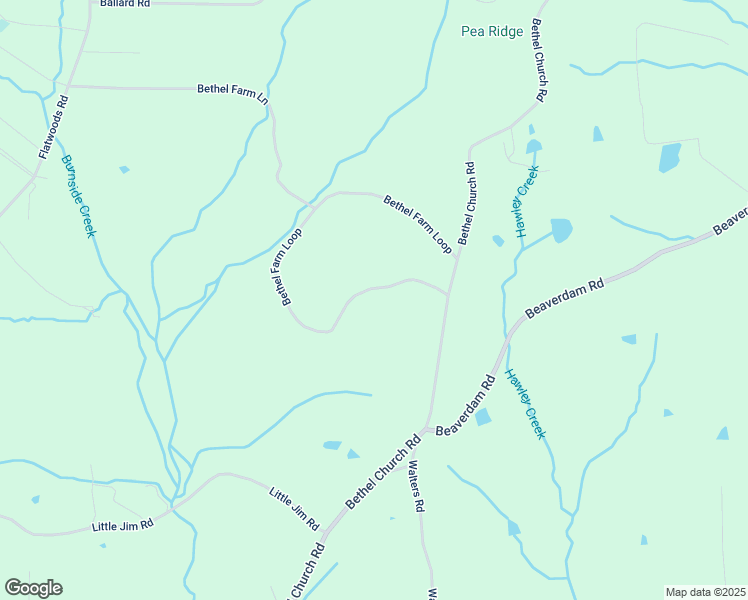 map of restaurants, bars, coffee shops, grocery stores, and more near 203 Bethel Farm Loop in Camden
