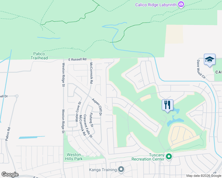 map of restaurants, bars, coffee shops, grocery stores, and more near 228 Viale Aventino in Henderson