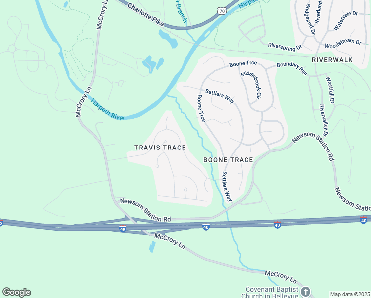 map of restaurants, bars, coffee shops, grocery stores, and more near 8460 Beautiful Valley Drive in Nashville