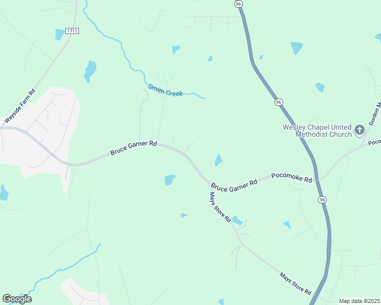 map of restaurants, bars, coffee shops, grocery stores, and more near 4051 Bruce Garner Road in Franklinton