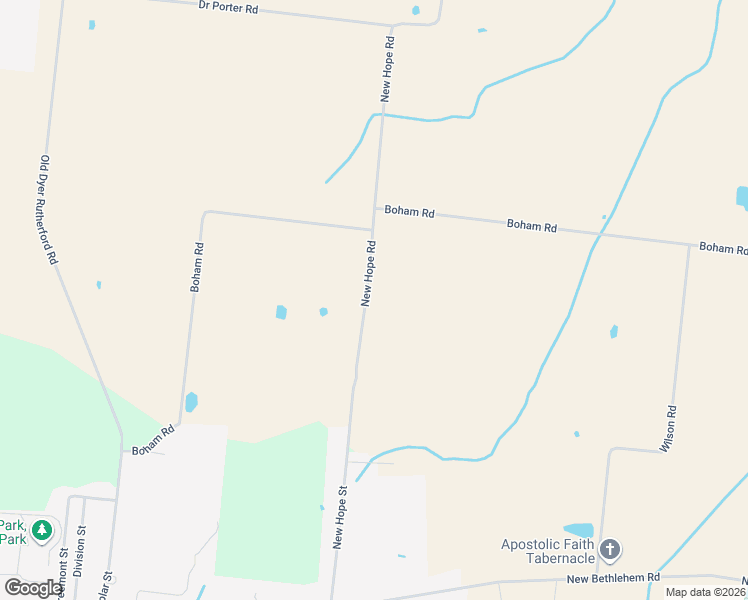 map of restaurants, bars, coffee shops, grocery stores, and more near 32 New Hope Road in Dyer