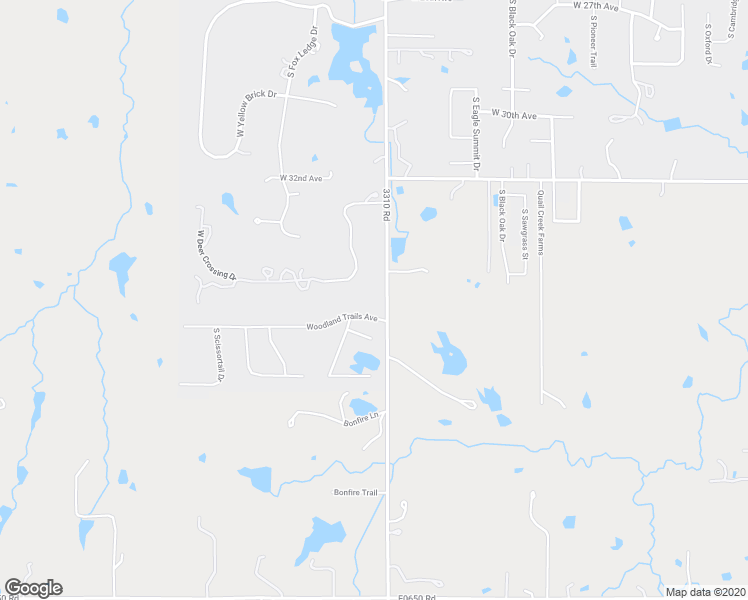 map of restaurants, bars, coffee shops, grocery stores, and more near 3801 West Deer Crossing Drive in Stillwater