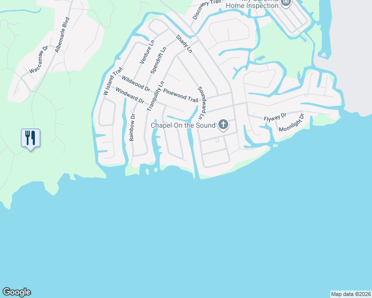 map of restaurants, bars, coffee shops, grocery stores, and more near 172 Sunset Circle in Hertford