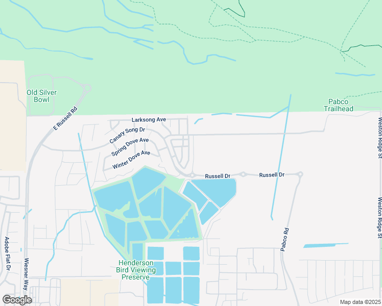 map of restaurants, bars, coffee shops, grocery stores, and more near 1132 Scarlet Sparrow Street in Henderson