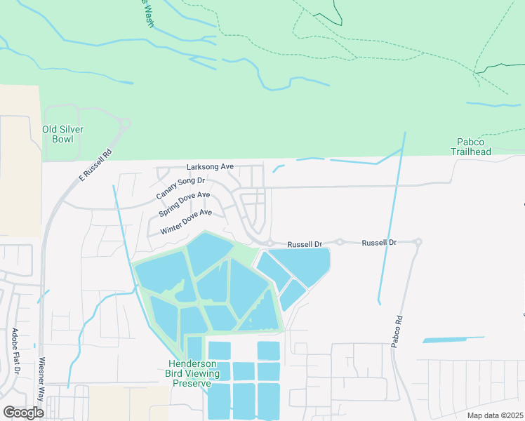 map of restaurants, bars, coffee shops, grocery stores, and more near 1133 Scarlet Sparrow Street in Henderson