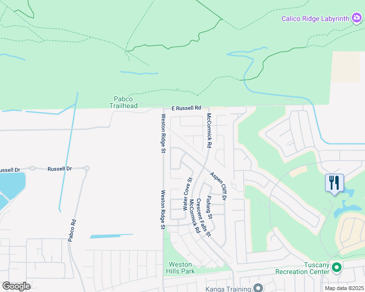 map of restaurants, bars, coffee shops, grocery stores, and more near 1168 Aspen Cliff Drive in Henderson