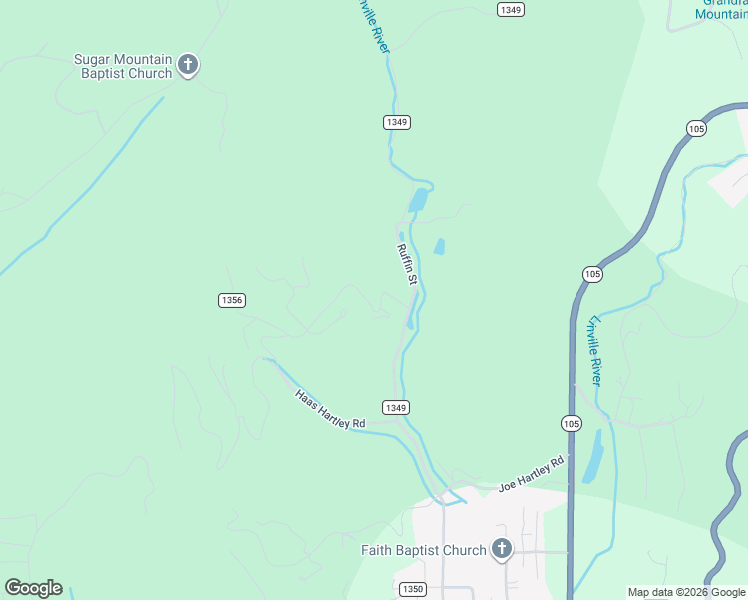 map of restaurants, bars, coffee shops, grocery stores, and more near 144 Linville Creek Drive in Linville