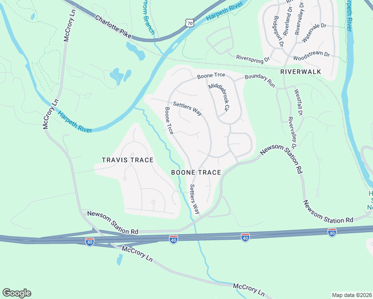 map of restaurants, bars, coffee shops, grocery stores, and more near 7716 Daniel Trce in Nashville