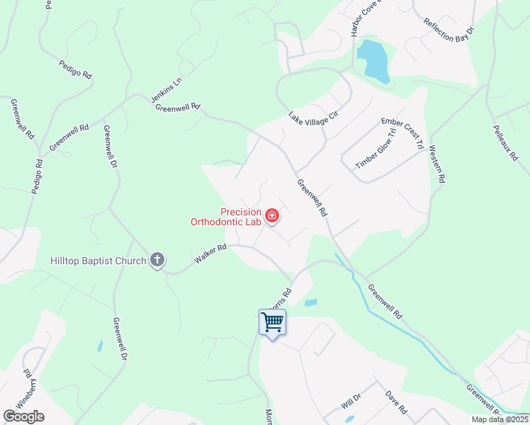 map of restaurants, bars, coffee shops, grocery stores, and more near 8024 Whitestone Road in Knoxville