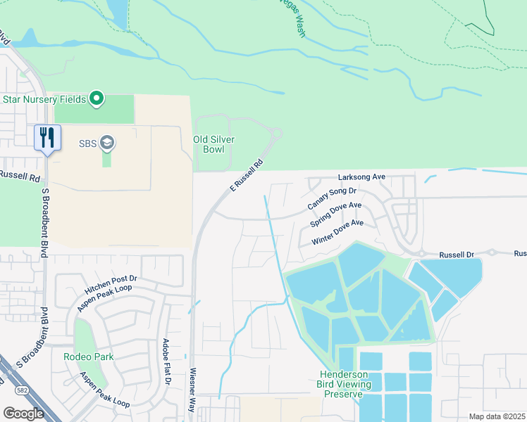 map of restaurants, bars, coffee shops, grocery stores, and more near 514 Golden Cardinal Avenue in Henderson