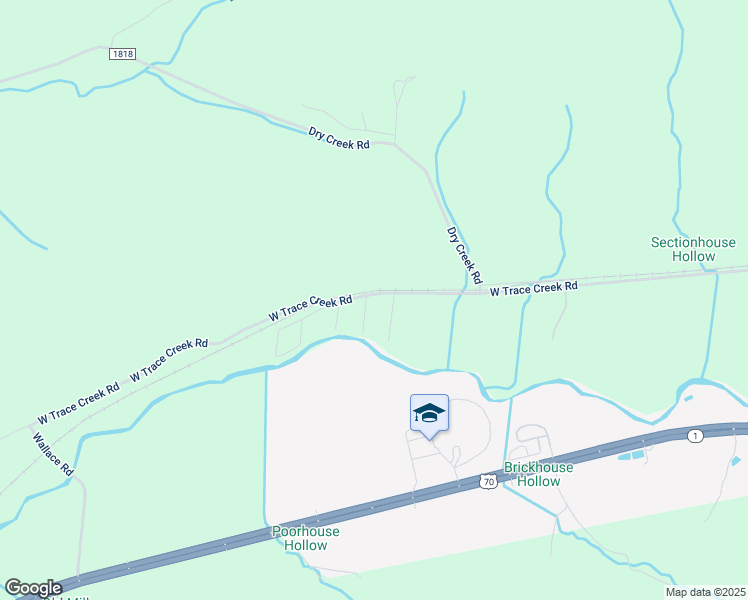 map of restaurants, bars, coffee shops, grocery stores, and more near 101 Briarwood Drive in Waverly