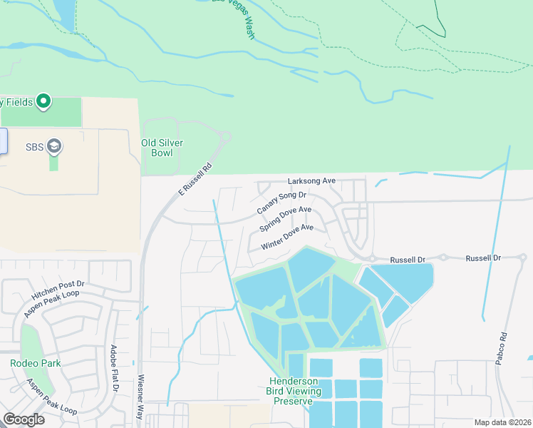 map of restaurants, bars, coffee shops, grocery stores, and more near 433 Canary Song Drive in Henderson