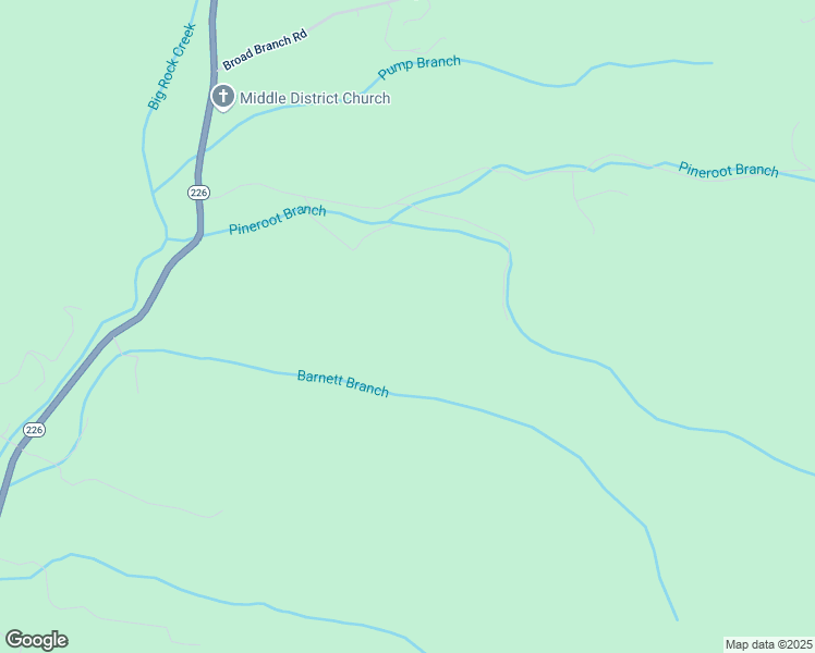 map of restaurants, bars, coffee shops, grocery stores, and more near 190 Will Street Road in Bakersville