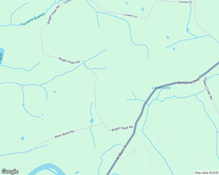 map of restaurants, bars, coffee shops, grocery stores, and more near 680 Bright Hope Road in Greeneville