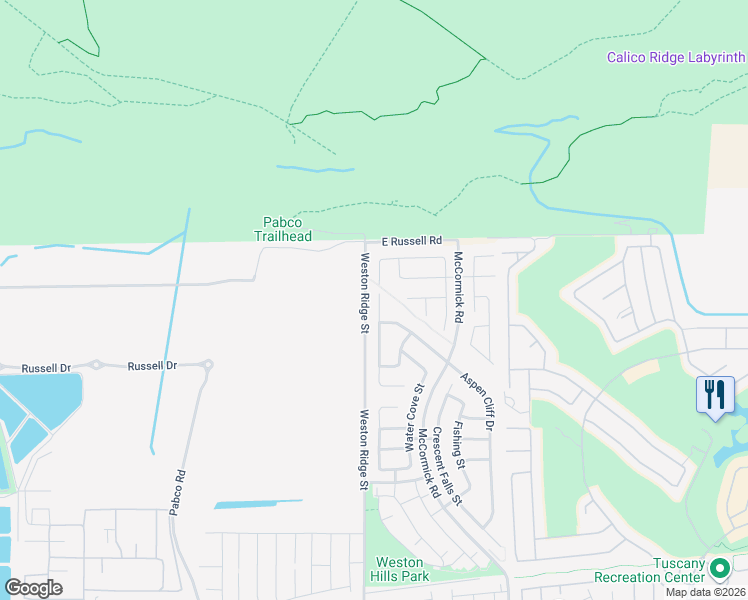 map of restaurants, bars, coffee shops, grocery stores, and more near 1165 Cactus Rock Street in Henderson