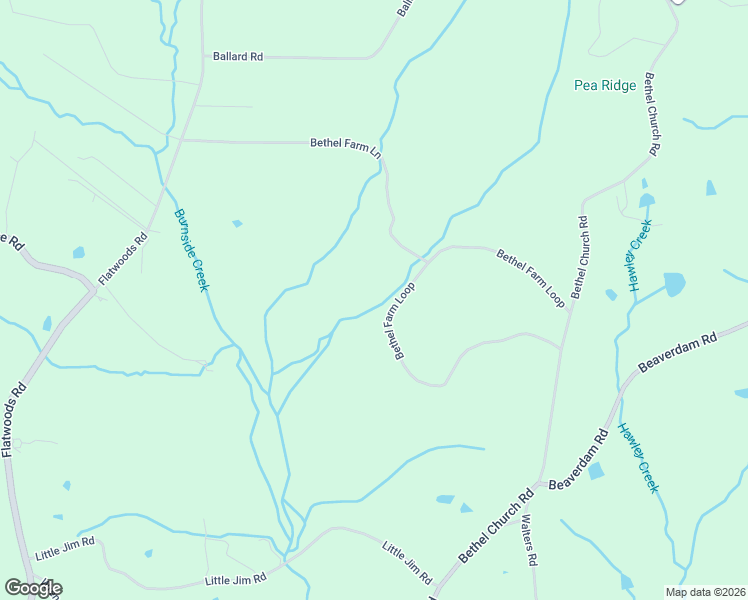 map of restaurants, bars, coffee shops, grocery stores, and more near 1025 Bethel Farm Lane in Camden