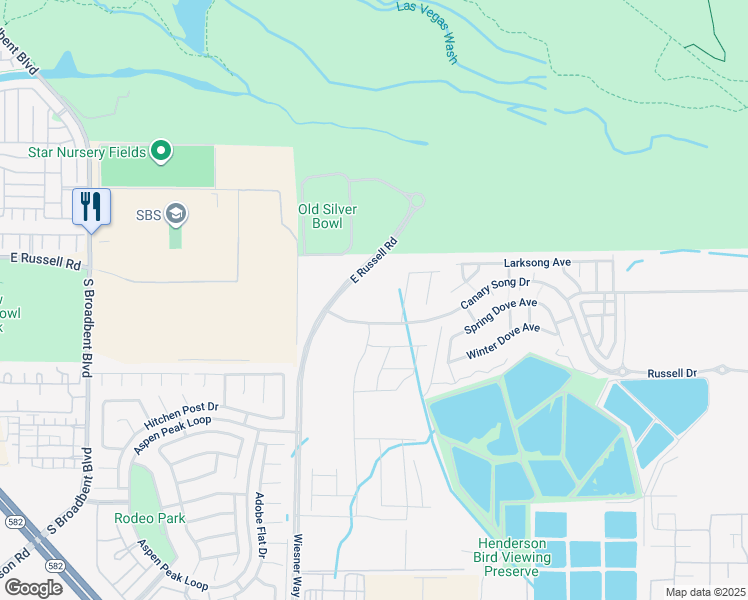 map of restaurants, bars, coffee shops, grocery stores, and more near 512 Golden Cardinal Avenue in Henderson