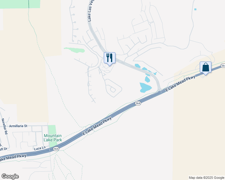 map of restaurants, bars, coffee shops, grocery stores, and more near 1192 Via Casa Palermo in Henderson