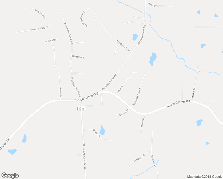 map of restaurants, bars, coffee shops, grocery stores, and more near 3667 Bruce Garner Road in Franklinton