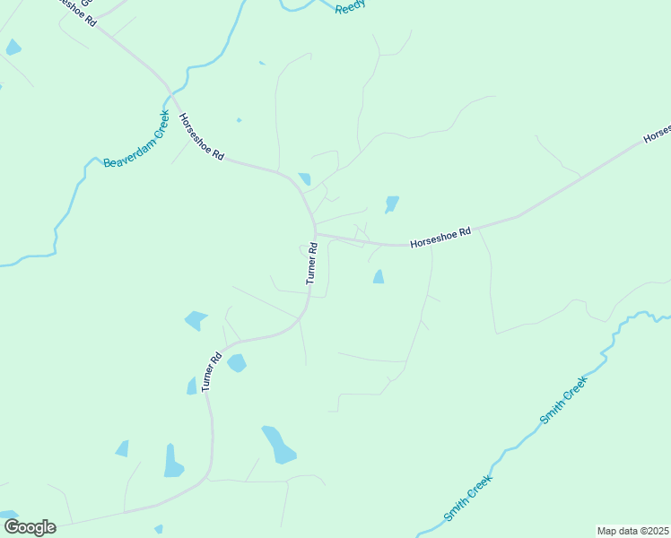 map of restaurants, bars, coffee shops, grocery stores, and more near 2704B Horseshoe Road in Creedmoor