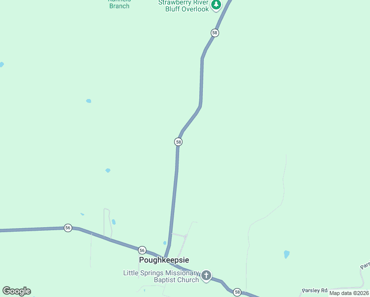 map of restaurants, bars, coffee shops, grocery stores, and more near 4142 Arkansas 58 in Poughkeepsie