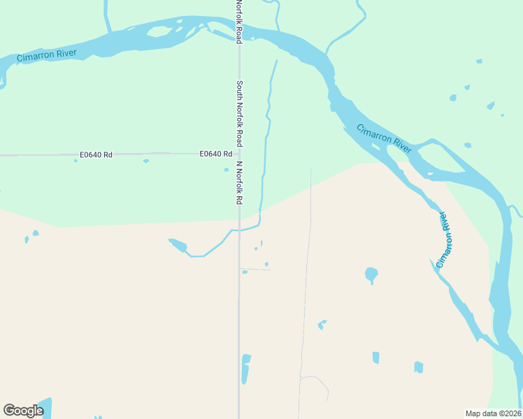 map of restaurants, bars, coffee shops, grocery stores, and more near 9105 North Norfolk Road in Cushing