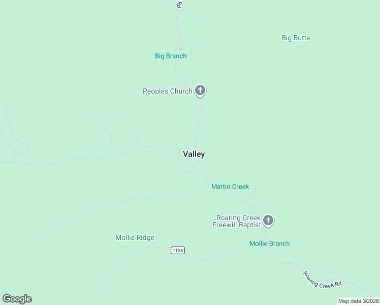 map of restaurants, bars, coffee shops, grocery stores, and more near 1865 Roaring Creek Road in Newland
