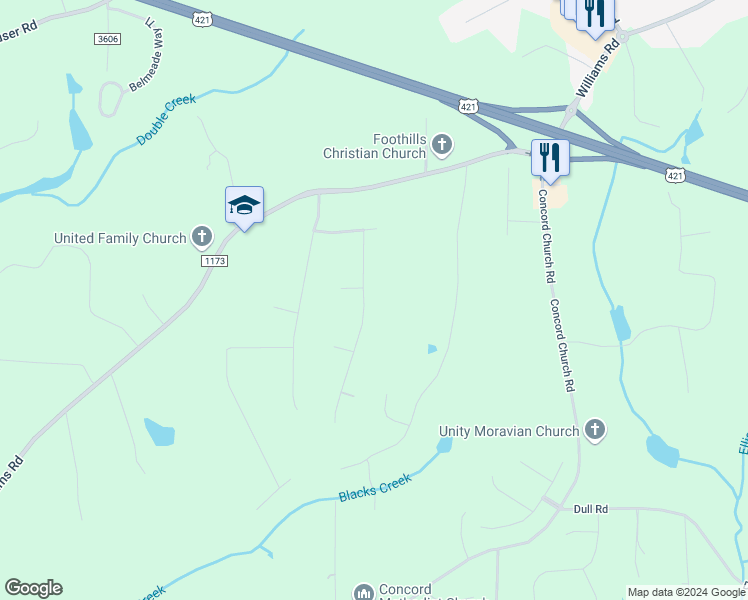 map of restaurants, bars, coffee shops, grocery stores, and more near 433 Roller Mill Drive in Lewisville