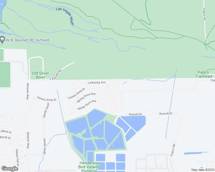 map of restaurants, bars, coffee shops, grocery stores, and more near 1181 Desert Lark Street in Henderson