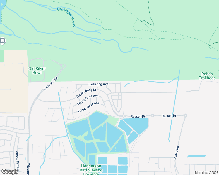 map of restaurants, bars, coffee shops, grocery stores, and more near 1181 Desert Lark Street in Henderson