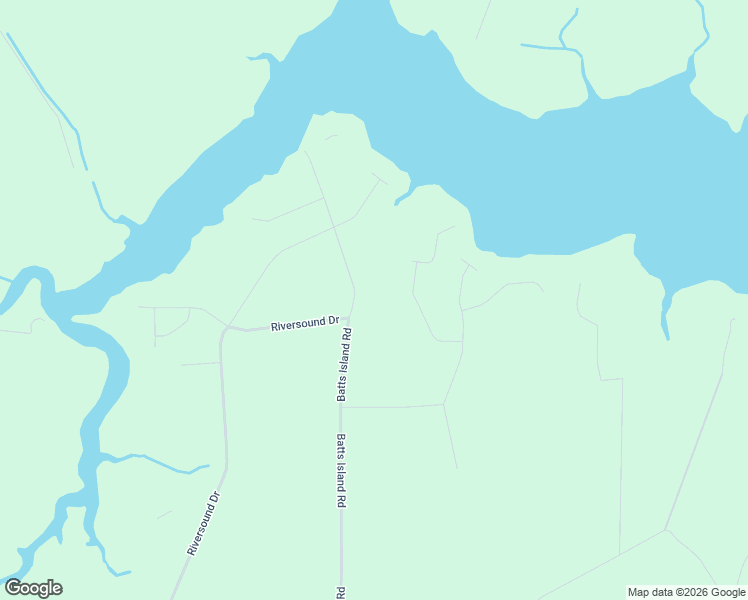 map of restaurants, bars, coffee shops, grocery stores, and more near Riversound Drive in Edenton