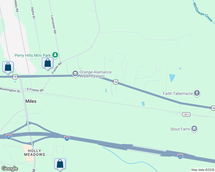 map of restaurants, bars, coffee shops, grocery stores, and more near 5620 U.S. 70 in Mebane