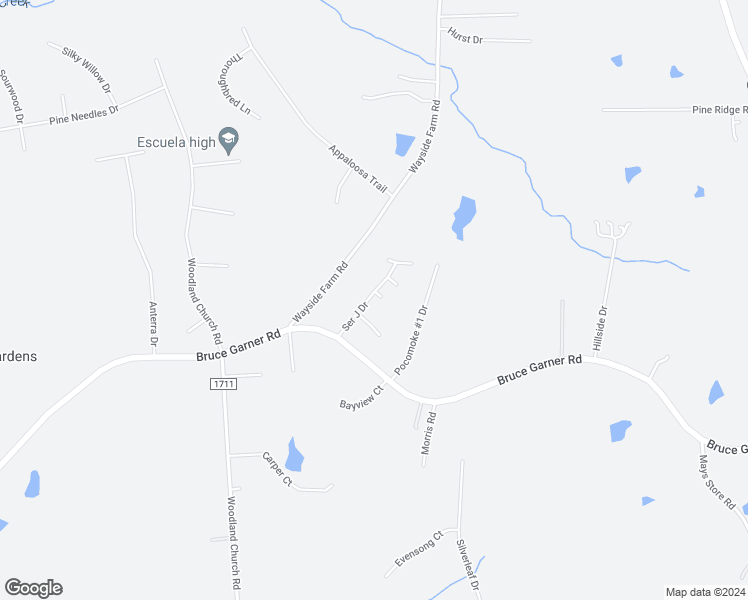 map of restaurants, bars, coffee shops, grocery stores, and more near 1201 Well Court in Franklinton