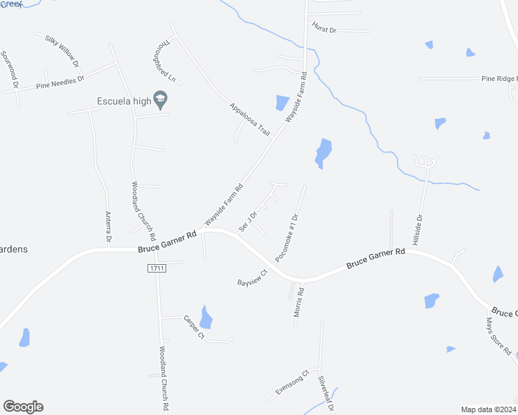 map of restaurants, bars, coffee shops, grocery stores, and more near 1202 Ser J Drive in Franklinton