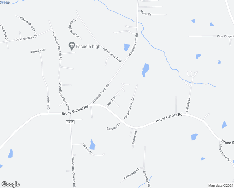 map of restaurants, bars, coffee shops, grocery stores, and more near 1209 Ser J Drive in Franklinton