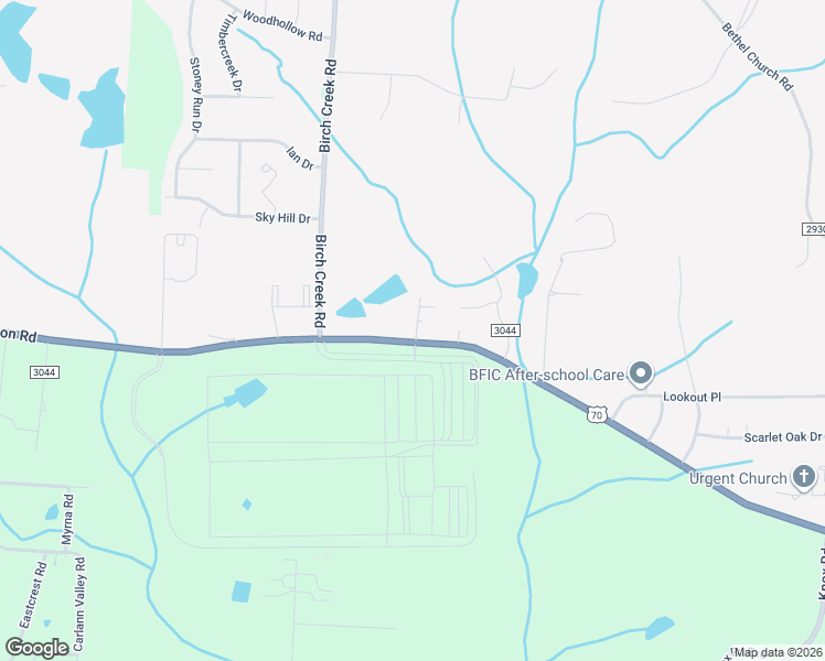 map of restaurants, bars, coffee shops, grocery stores, and more near 5619 Burlington Road in McLeansville