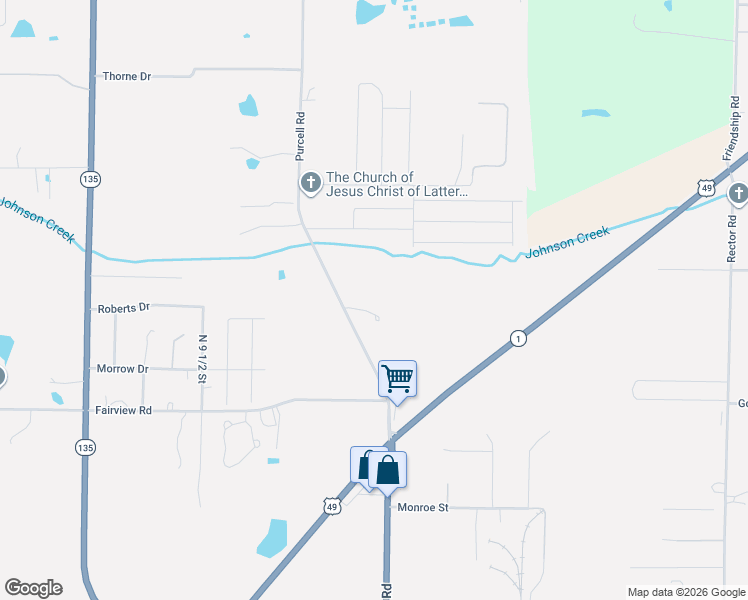 map of restaurants, bars, coffee shops, grocery stores, and more near 2300 Purcell Road in Paragould