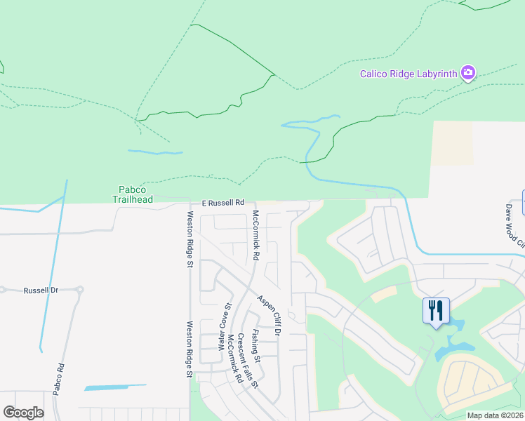 map of restaurants, bars, coffee shops, grocery stores, and more near 1197 Bear Head Street in Henderson