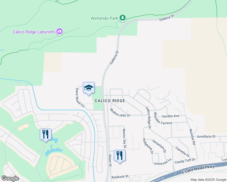 map of restaurants, bars, coffee shops, grocery stores, and more near 816 Sandsprings Street in Henderson
