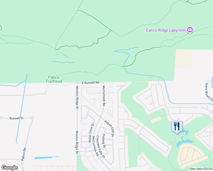 map of restaurants, bars, coffee shops, grocery stores, and more near 1197 Bear Head Street in Henderson