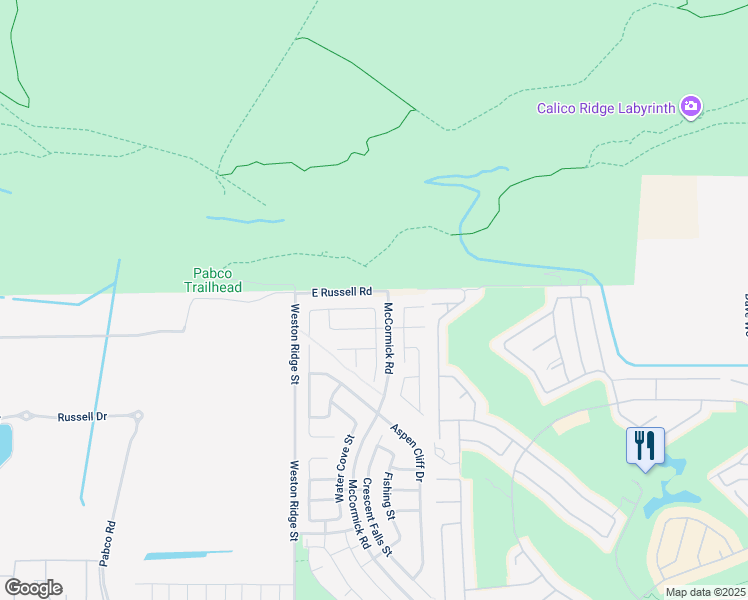 map of restaurants, bars, coffee shops, grocery stores, and more near 172 Rolling Cove Avenue in Henderson