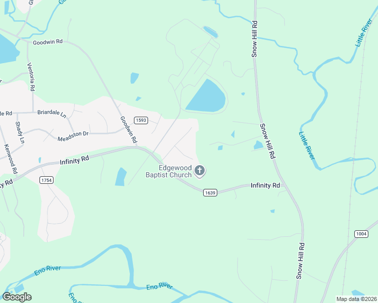 map of restaurants, bars, coffee shops, grocery stores, and more near 1719 Brewington Place in Durham