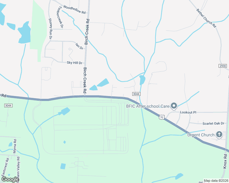 map of restaurants, bars, coffee shops, grocery stores, and more near 5619 Burlington Road in McLeansville
