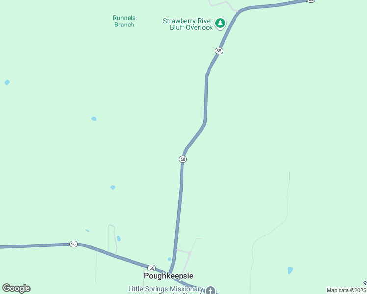 map of restaurants, bars, coffee shops, grocery stores, and more near 4212 Arkansas 58 in Poughkeepsie