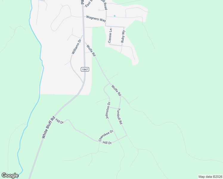 map of restaurants, bars, coffee shops, grocery stores, and more near 1011 Johnson Drive in White Bluff