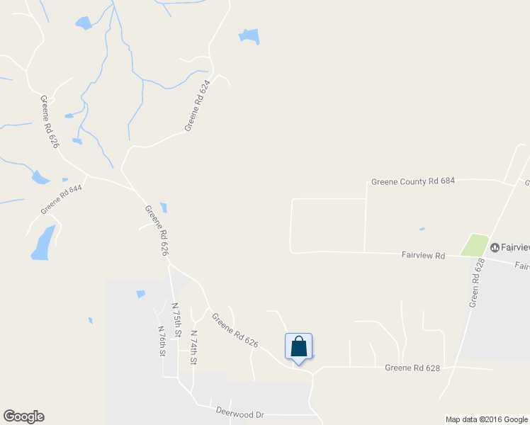 map of restaurants, bars, coffee shops, grocery stores, and more near 151 Greene Road 688 in Paragould