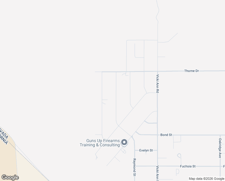 map of restaurants, bars, coffee shops, grocery stores, and more near 9190 Raymond Street in Pahrump